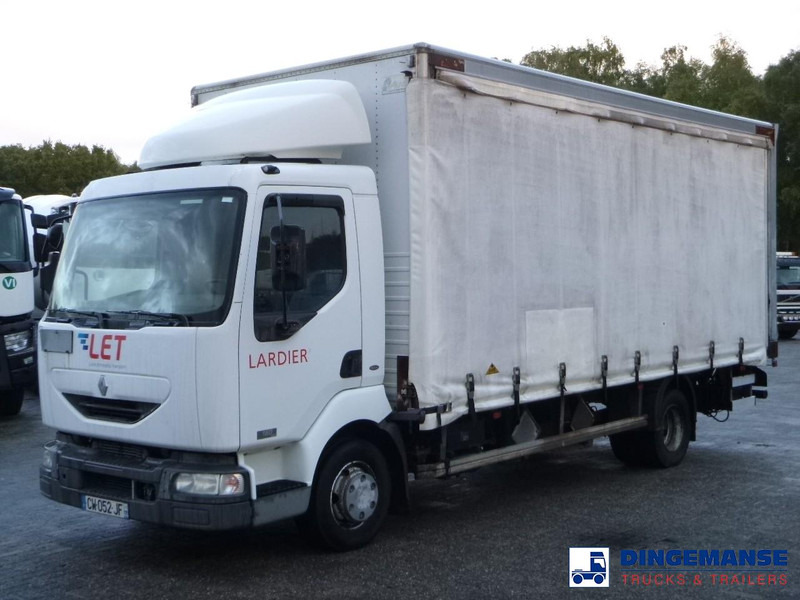 Renault Midlum 180 dci 4x2 curtain sider - משאית וילונות צד: תמונה 1 Renault Midlum 180 dci 4x2 curtain sider - משאית וילונות צד: תמונה 1