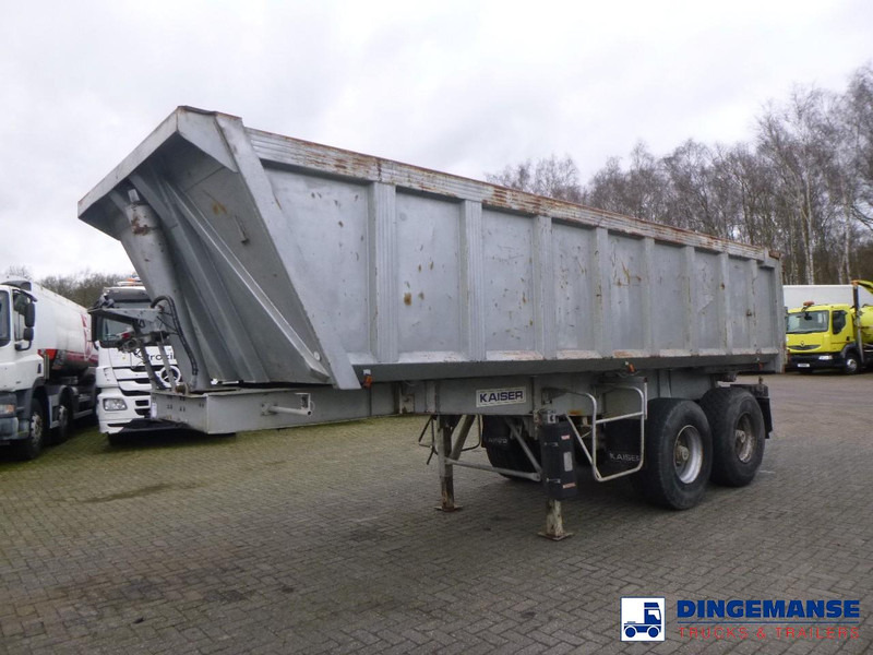 Robuste Kaiser Tipper trailer steel 24 m3 + tarpaulin - סמיטריילר עם מזהיר: תמונה 1 Robuste Kaiser Tipper trailer steel 24 m3 + tarpaulin - סמיטריילר עם מזהיר: תמונה 1