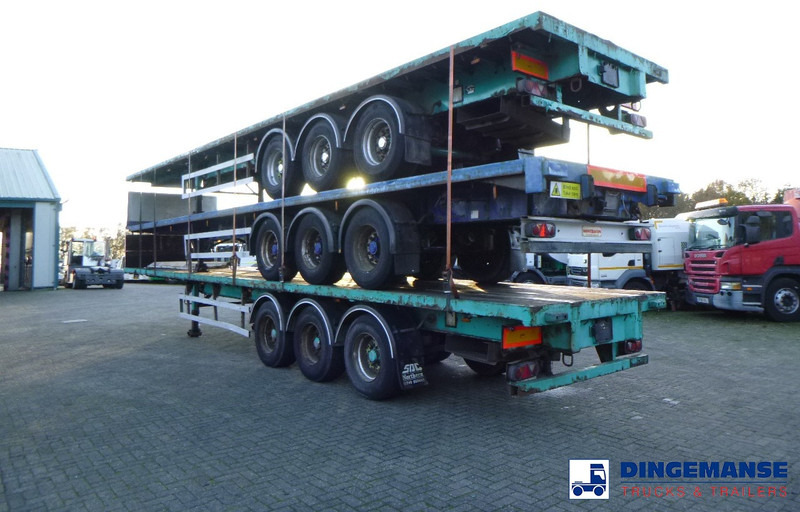 SDC Stack - 3 x platform trailer 13.6 m / 39 t - משאית צד נופל/ שטוחה: תמונה 4 SDC Stack - 3 x platform trailer 13.6 m / 39 t - משאית צד נופל/ שטוחה: תמונה 4