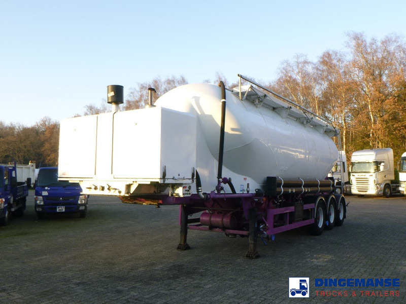 SPITZER Powder tank alu 37 m3 + engine/compressor - סמיטריילר מכל: תמונה 1 SPITZER Powder tank alu 37 m3 + engine/compressor - סמיטריילר מכל: תמונה 1