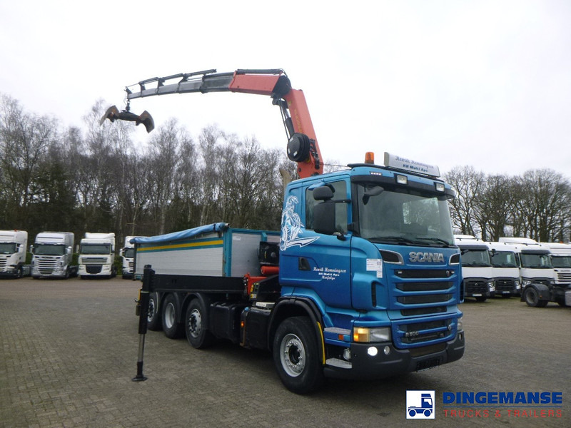 Scania R 500 8X2 tipper + Palfinger PK27001 EHD - משאית מנוף: תמונה 2 Scania R 500 8X2 tipper + Palfinger PK27001 EHD - משאית מנוף: תמונה 2