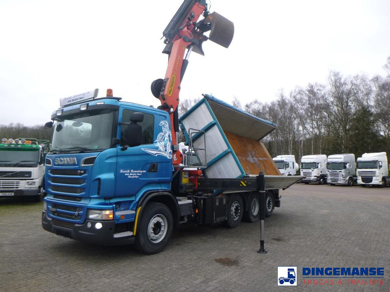 Scania R 500 8X2 tipper + Palfinger PK27001 EHD - משאית מנוף: תמונה 5 Scania R 500 8X2 tipper + Palfinger PK27001 EHD - משאית מנוף: תמונה 5