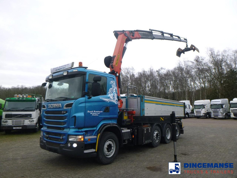 Scania R 500 8X2 tipper + Palfinger PK27001 EHD - משאית מנוף: תמונה 1 Scania R 500 8X2 tipper + Palfinger PK27001 EHD - משאית מנוף: תמונה 1