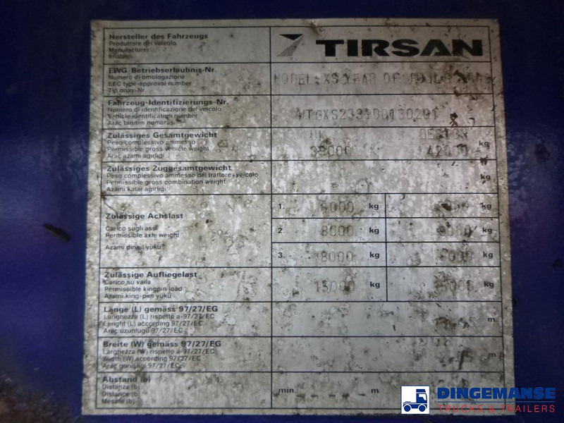 Tirsan 3 axle Platform trailer - סמיטריילר צד נופל/ שטוח: תמונה 5 Tirsan 3 axle Platform trailer - סמיטריילר צד נופל/ שטוח: תמונה 5