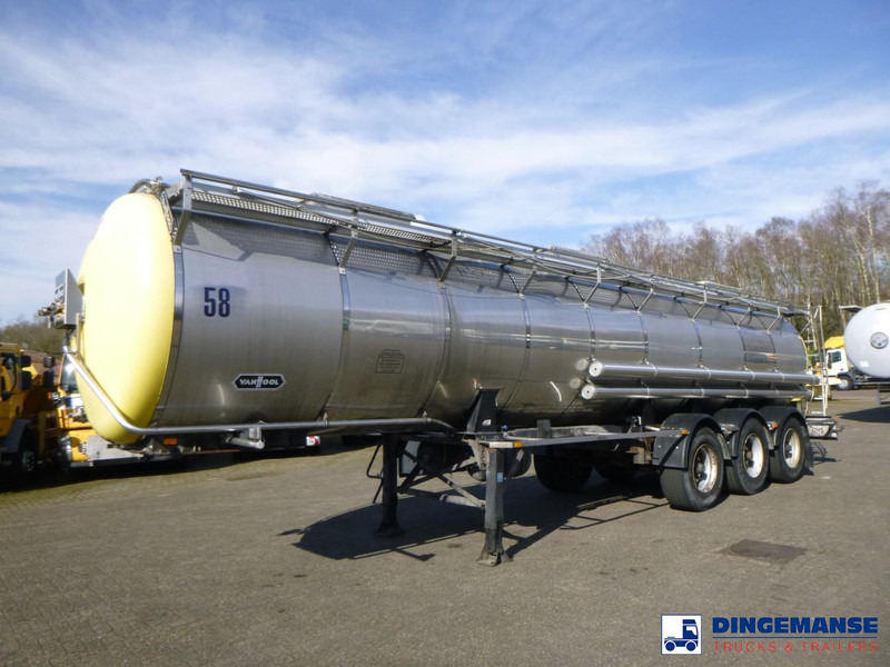 Van Hool Chemical tank inox 24 m3 / 1 comp - סמיטריילר מכל: תמונה 1 Van Hool Chemical tank inox 24 m3 / 1 comp - סמיטריילר מכל: תמונה 1