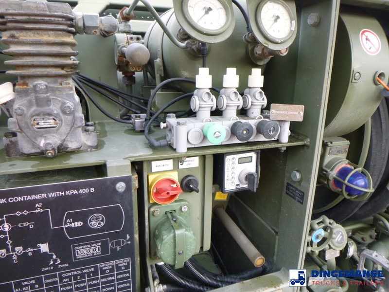 מכל אחסון WEW (Westerwälder Eisenwerk) Fuel (kerosene, diesel) tank container 20 ft. inox 10 m3 / 1 comp + pump: תמונה 12