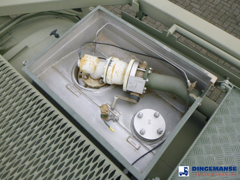 מכל אחסון WEW (Westerwälder Eisenwerk) Fuel (kerosene, diesel) tank container 20 ft. inox 10 m3 / 1 comp + pump: תמונה 17