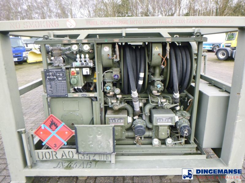 מכל אחסון WEW (Westerwälder Eisenwerk) Fuel (kerosene, diesel) tank container 20 ft. inox 10 m3 / 1 comp + pump: תמונה 7