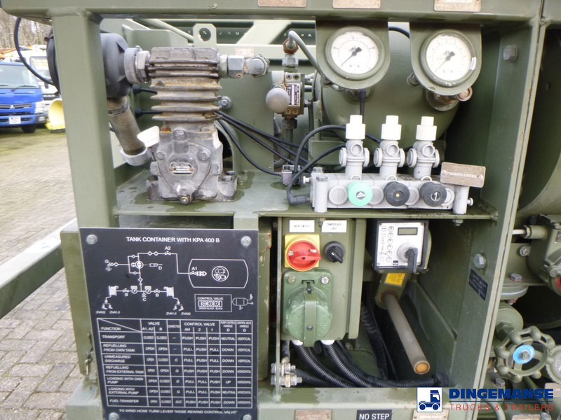 מכל אחסון WEW (Westerwälder Eisenwerk) Fuel (kerosene, diesel) tank container 20 ft. inox 10 m3 / 1 comp + pump: תמונה 11