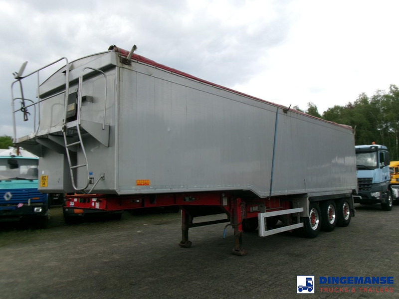 WILCOX Tipper trailer alu 52 m3 + tarpaulin - סמיטריילר עם מזהיר: תמונה 1 WILCOX Tipper trailer alu 52 m3 + tarpaulin - סמיטריילר עם מזהיר: תמונה 1