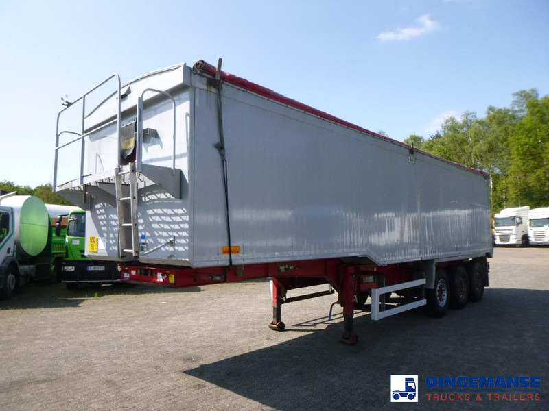 WILCOX Tipper trailer alu 55 m3 + tarpaulin - סמיטריילר עם מזהיר: תמונה 1 WILCOX Tipper trailer alu 55 m3 + tarpaulin - סמיטריילר עם מזהיר: תמונה 1