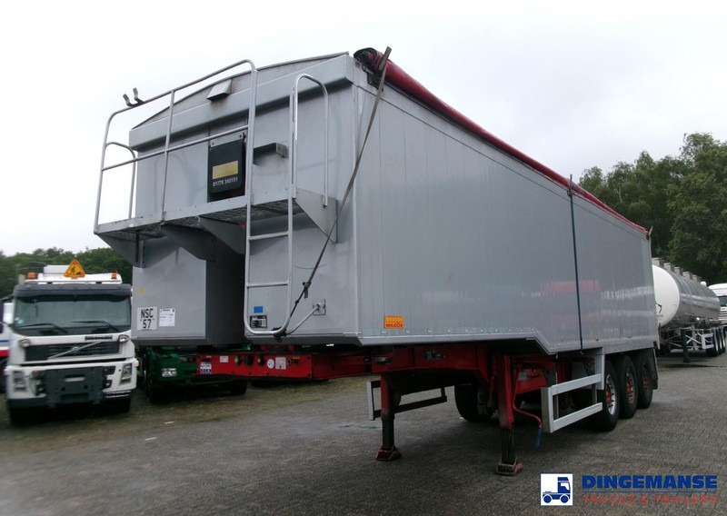 WILCOX Tipper trailer alu 55 m3 + tarpaulin - סמיטריילר עם מזהיר: תמונה 1 WILCOX Tipper trailer alu 55 m3 + tarpaulin - סמיטריילר עם מזהיר: תמונה 1