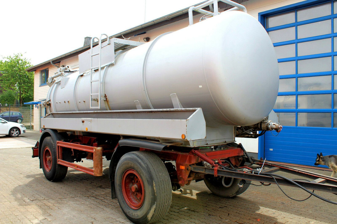 2-Achs Haller 12m³ Saug u. Druck Anhänger Ex-ADR - קרון נגרר עם מכל: תמונה 1 2-Achs Haller 12m³ Saug u. Druck Anhänger Ex-ADR - קרון נגרר עם מכל: תמונה 1