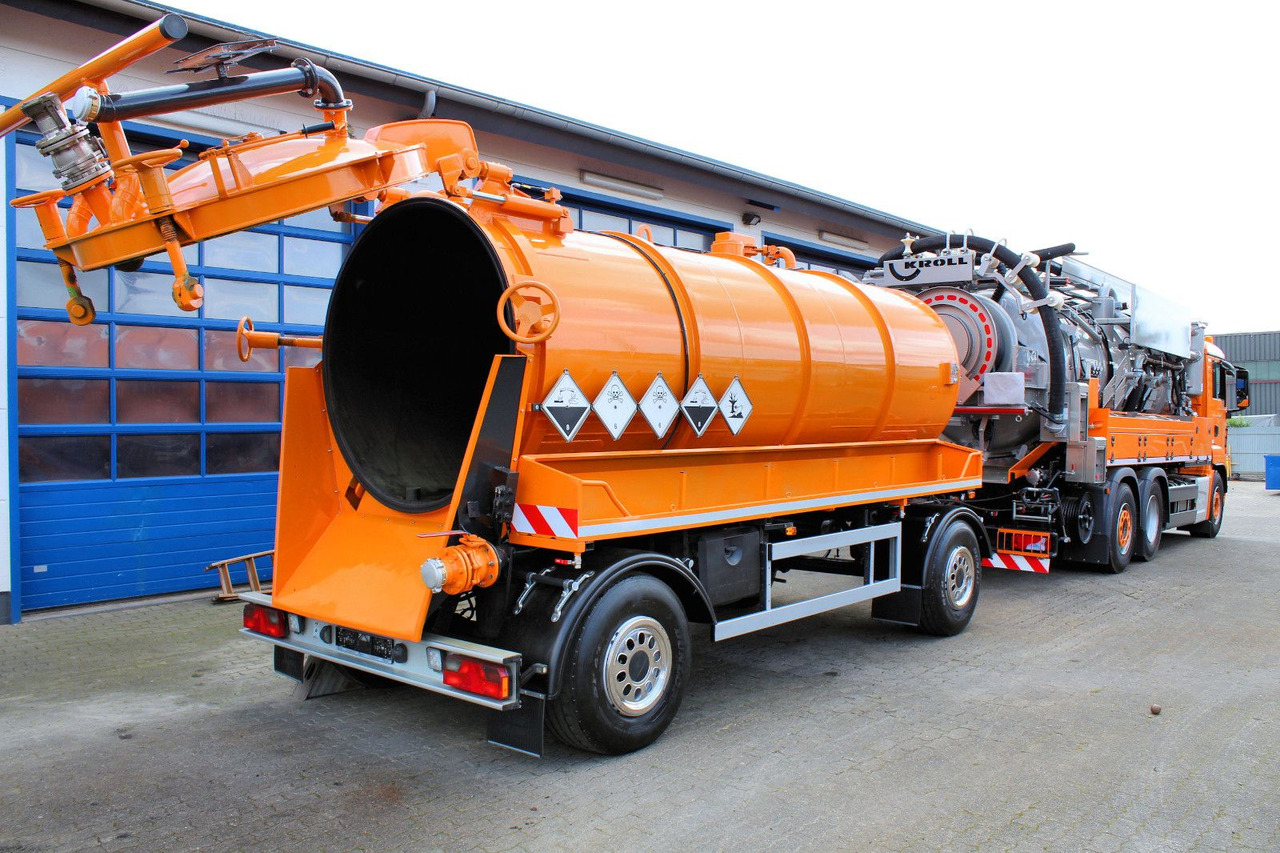 Kutschke / Kroll 10m³ Saug u.Druck ADR INOX - קרון נגרר עם מכל: תמונה 1 Kutschke / Kroll 10m³ Saug u.Druck ADR INOX - קרון נגרר עם מכל: תמונה 1