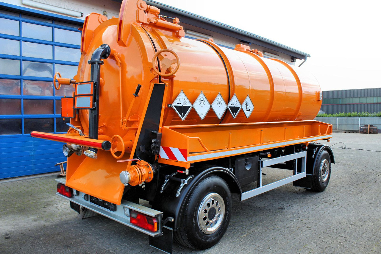 Kutschke / Kroll 10m³ Saug u.Druck ADR INOX - קרון נגרר עם מכל: תמונה 3 Kutschke / Kroll 10m³ Saug u.Druck ADR INOX - קרון נגרר עם מכל: תמונה 3