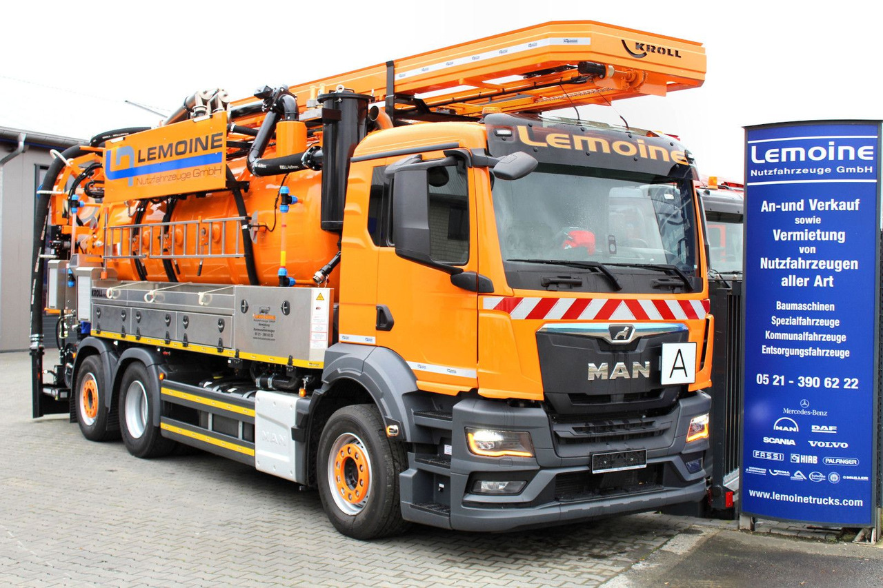 MAN TGS 26.480 6x2 Kroll 13m³ WRG Wasserrückgewinner - משאית ואקום: תמונה 1 MAN TGS 26.480 6x2 Kroll 13m³ WRG Wasserrückgewinner - משאית ואקום: תמונה 1