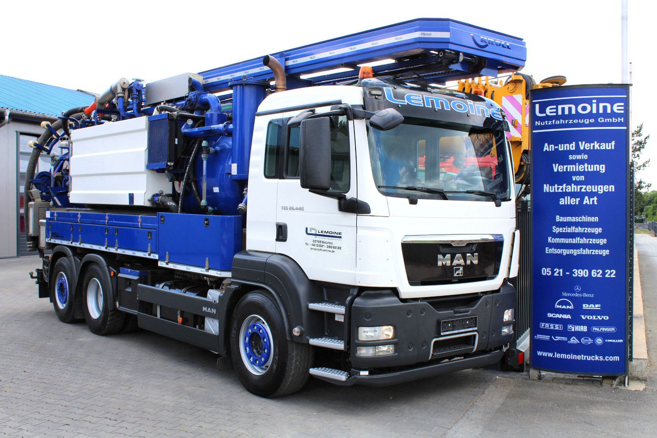 MAN TGS 28.440 6x2 Kroll 14,5m³ W-Rückgewinner KOMBI - משאית ואקום: תמונה 1 MAN TGS 28.440 6x2 Kroll 14,5m³ W-Rückgewinner KOMBI - משאית ואקום: תמונה 1