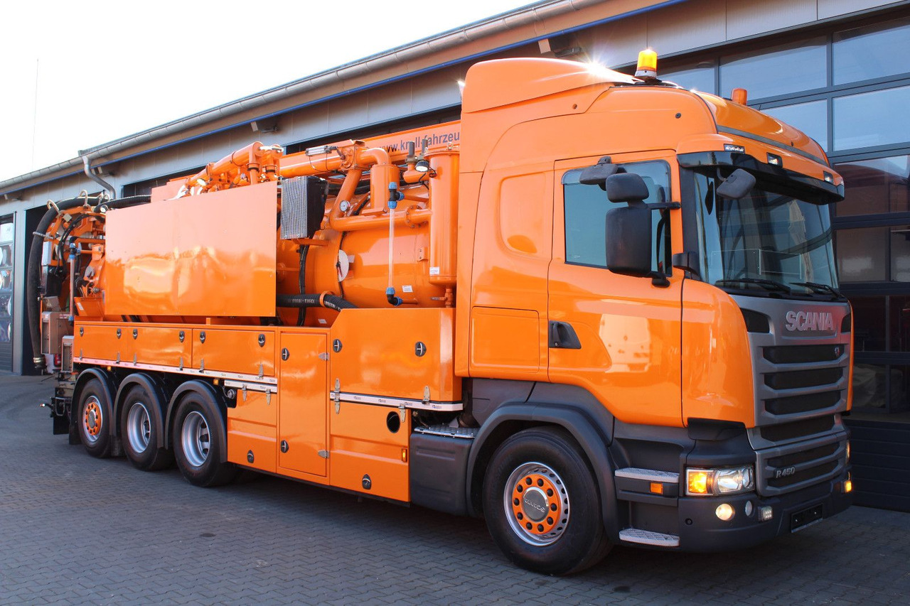Scania R450 8x4 Kroll 19m³ Wasserrückgewinner Kombi-HD - משאית ואקום: תמונה 2 Scania R450 8x4 Kroll 19m³ Wasserrückgewinner Kombi-HD - משאית ואקום: תמונה 2