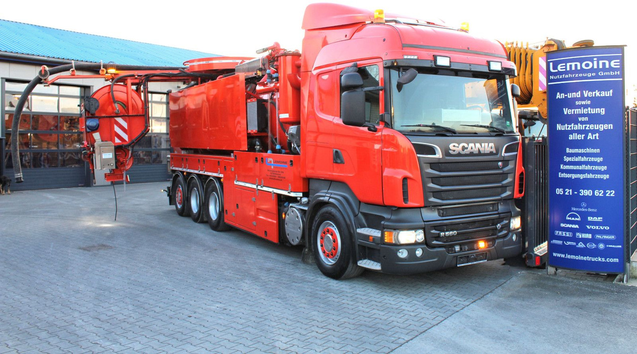 Scania R560 V8 8x4 Kroll 20m³ WRG 2x HD-Pumpe 620 Liter - משאית ואקום: תמונה 1 Scania R560 V8 8x4 Kroll 20m³ WRG 2x HD-Pumpe 620 Liter - משאית ואקום: תמונה 1
