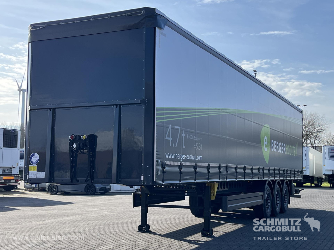 חָדָשׁ סמיטריילר עם וילונות צד BERGER Auflieger Curtainsider Standard: תמונה 11