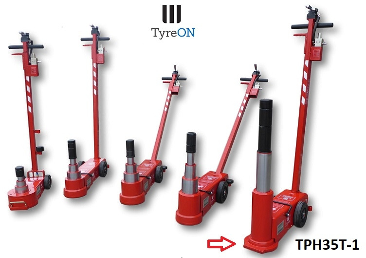 TPH35T-1 Air hydraulic jack 35 Tons - ציוד לסדנאות: תמונה 4 TPH35T-1 Air hydraulic jack 35 Tons - ציוד לסדנאות: תמונה 4