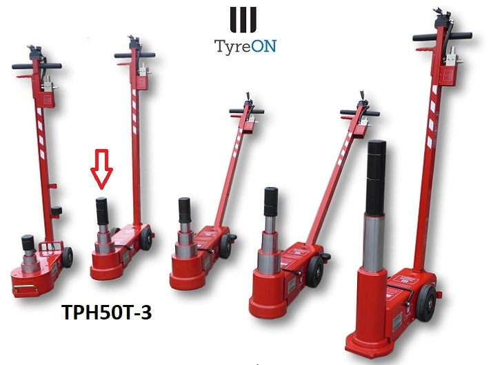 TPH50T-3 Air hydraulic jack 50 Tons - Minimum height 15 cm - ציוד לסדנאות: תמונה 4 TPH50T-3 Air hydraulic jack 50 Tons - Minimum height 15 cm - ציוד לסדנאות: תמונה 4