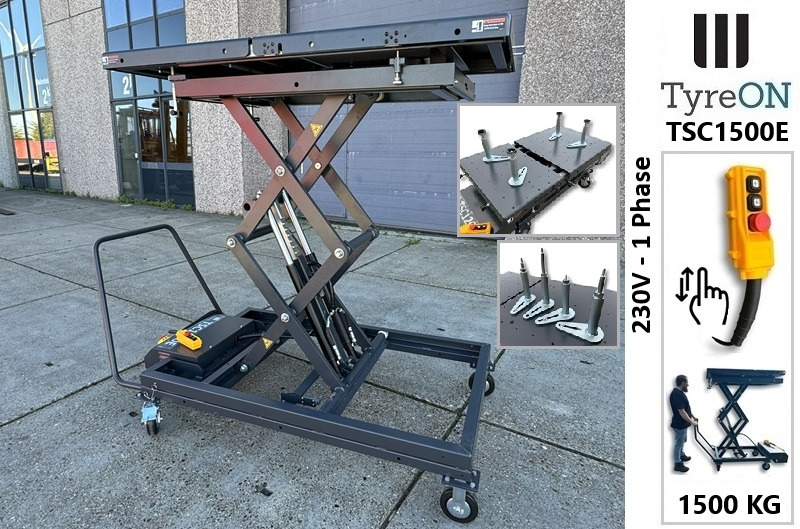 TSC1500E mobile EV battery lift table - mobile scissor lift for engines, gearboxes, and transmissions of vehicles - fully automatic - 1500 kg - ציוד לסדנאות: תמונה 1 TSC1500E mobile EV battery lift table - mobile scissor lift for engines, gearboxes, and transmissions of vehicles - fully automatic - 1500 kg - ציוד לסדנאות: תמונה 1
