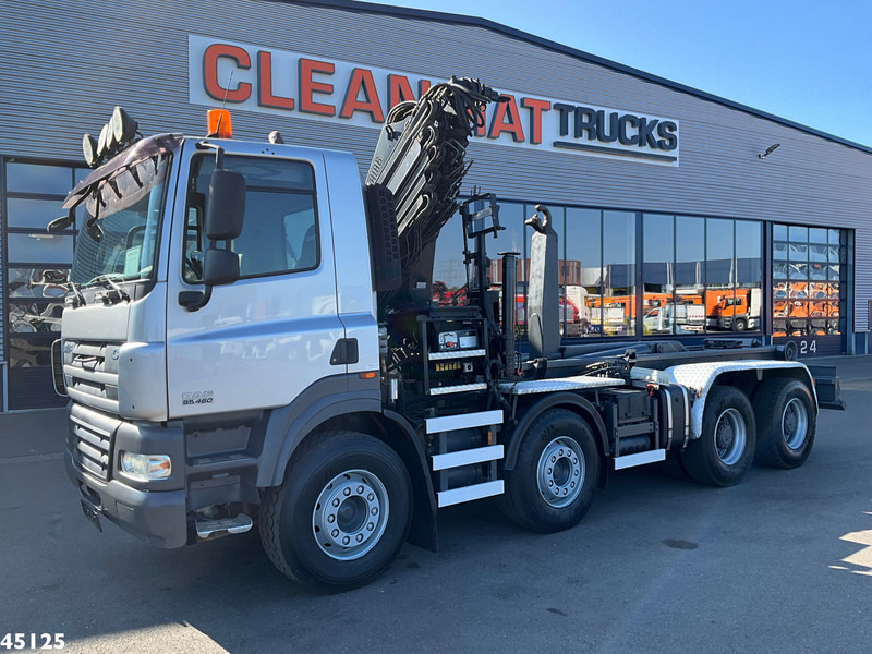 משאית הרמת וו, משאית מנוף DAF FAD 85 CF 460 8x4 Hiab 16 Tonmeter laadkraan: תמונה 6