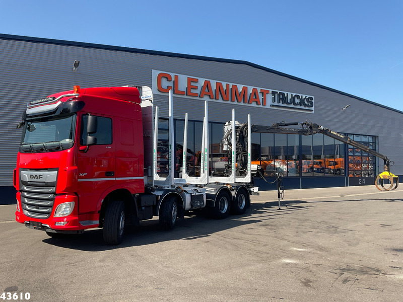DAF FAD XF 530 8x4 Holzkran - משאית מנוף: תמונה 2 DAF FAD XF 530 8x4 Holzkran - משאית מנוף: תמונה 2