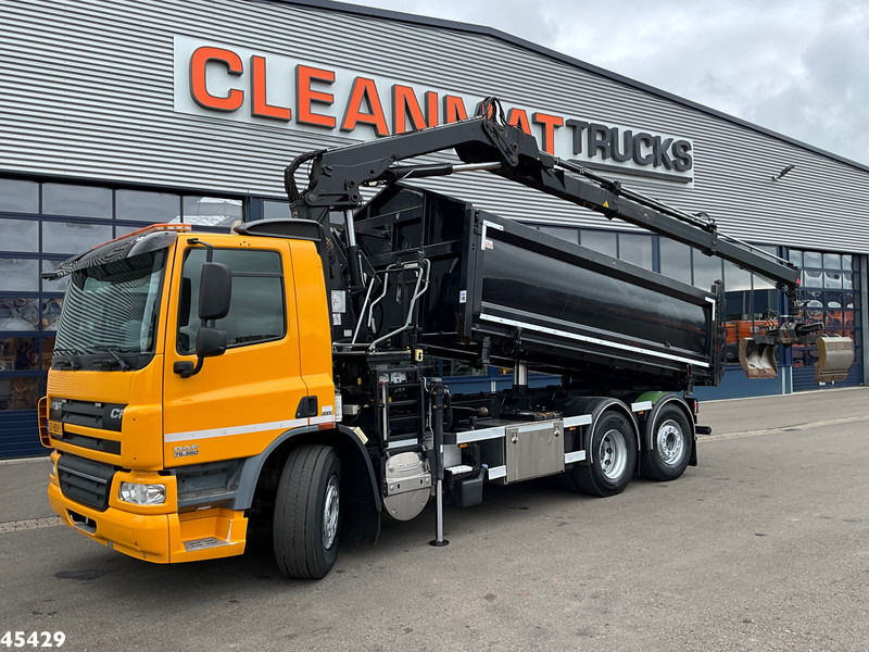 DAF FAN 75 CF 360 Hiab 12 Tonmeter laadkraan + Kipper 15m³ Just 177.993 km! - מזהיר, משאית מנוף: תמונה 1 DAF FAN 75 CF 360 Hiab 12 Tonmeter laadkraan + Kipper 15m³ Just 177.993 km! - מזהיר, משאית מנוף: תמונה 1