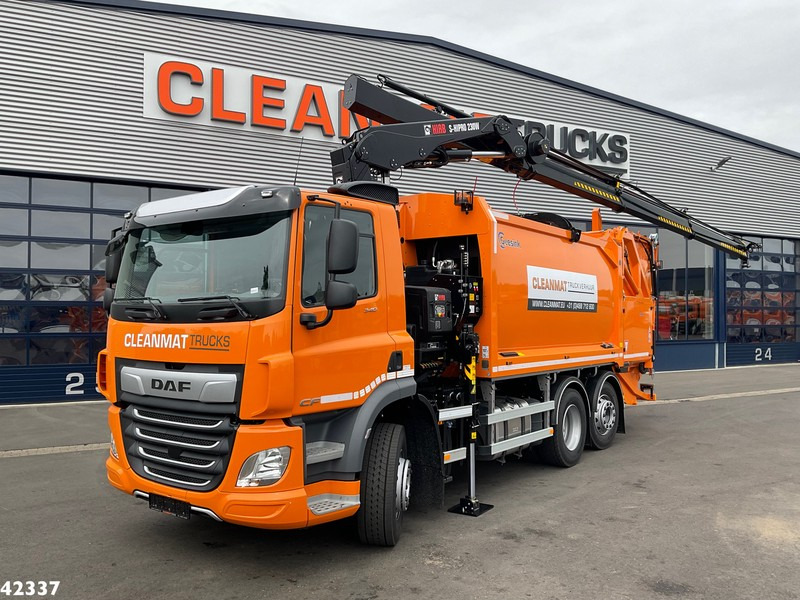 DAF FAN CF 340 Hiab 23 Tonmeter laadkraan - משאית אשפה: תמונה 1 DAF FAN CF 340 Hiab 23 Tonmeter laadkraan - משאית אשפה: תמונה 1