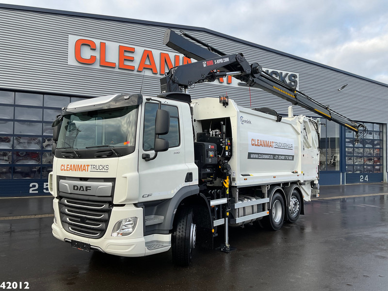DAF FAN CF 340 Hiab 23 Tonmeter laadkraan - משאית אשפה: תמונה 1 DAF FAN CF 340 Hiab 23 Tonmeter laadkraan - משאית אשפה: תמונה 1