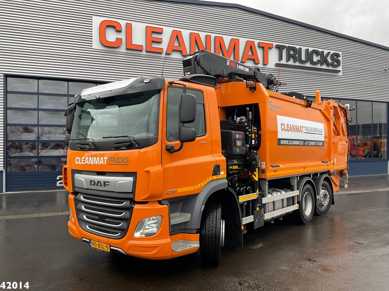 DAF FAN CF 340 Hiab 23 ton/meter laadkraan Welvaarts weighing system - משאית אשפה: תמונה 2 DAF FAN CF 340 Hiab 23 ton/meter laadkraan Welvaarts weighing system - משאית אשפה: תמונה 2