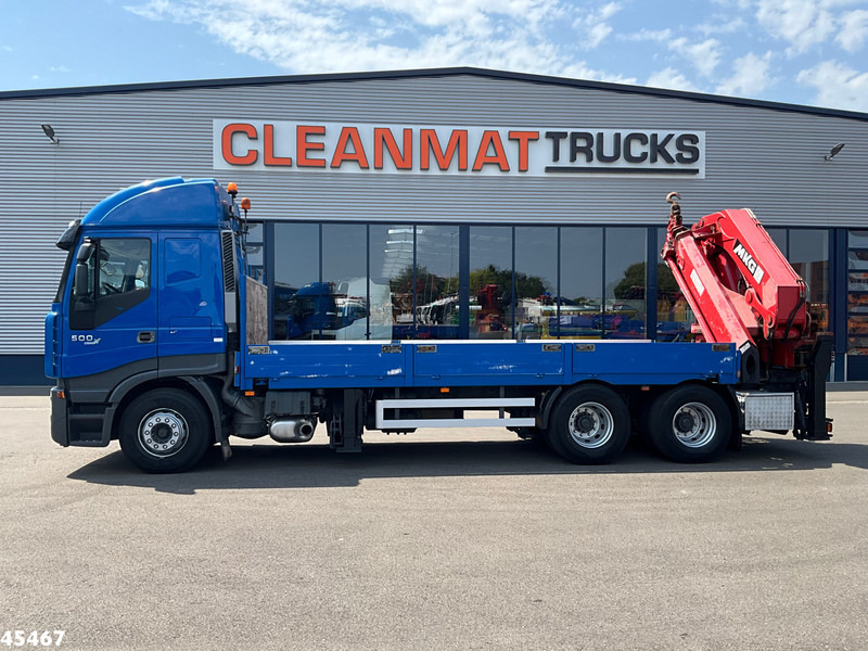 Iveco Stralis 500 6x4 MKG 54 Tonmeter laadkraan - משאית צד נופל/ שטוחה, משאית מנוף: תמונה 2 Iveco Stralis 500 6x4 MKG 54 Tonmeter laadkraan - משאית צד נופל/ שטוחה, משאית מנוף: תמונה 2