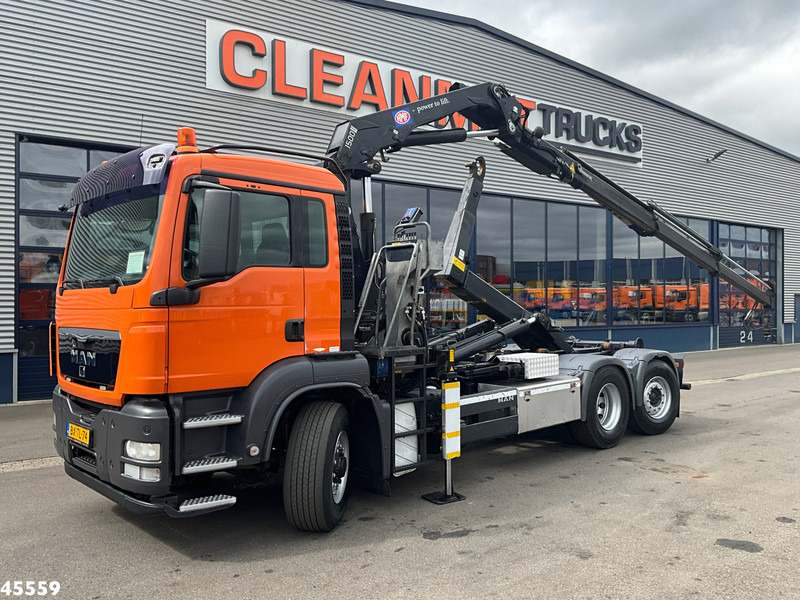 MAN TGS 26.360 Euro 5 6x2 HMF 15 Tonmeter laadkraan - משאית הרמת וו, משאית מנוף: תמונה 1 MAN TGS 26.360 Euro 5 6x2 HMF 15 Tonmeter laadkraan - משאית הרמת וו, משאית מנוף: תמונה 1
