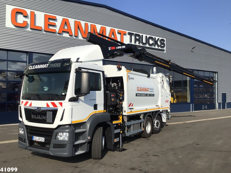 MAN TGS 26.360 Hiab 23 ton/meter laadkraan - משאית אשפה: תמונה 1 MAN TGS 26.360 Hiab 23 ton/meter laadkraan - משאית אשפה: תמונה 1