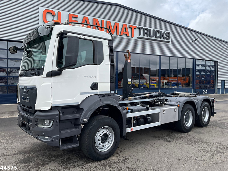 MAN TGS 33.470 6x4 Euro 6 Full Steel AJK 20 Ton haakarmsysteem - משאית הרמת וו: תמונה 2 MAN TGS 33.470 6x4 Euro 6 Full Steel AJK 20 Ton haakarmsysteem - משאית הרמת וו: תמונה 2