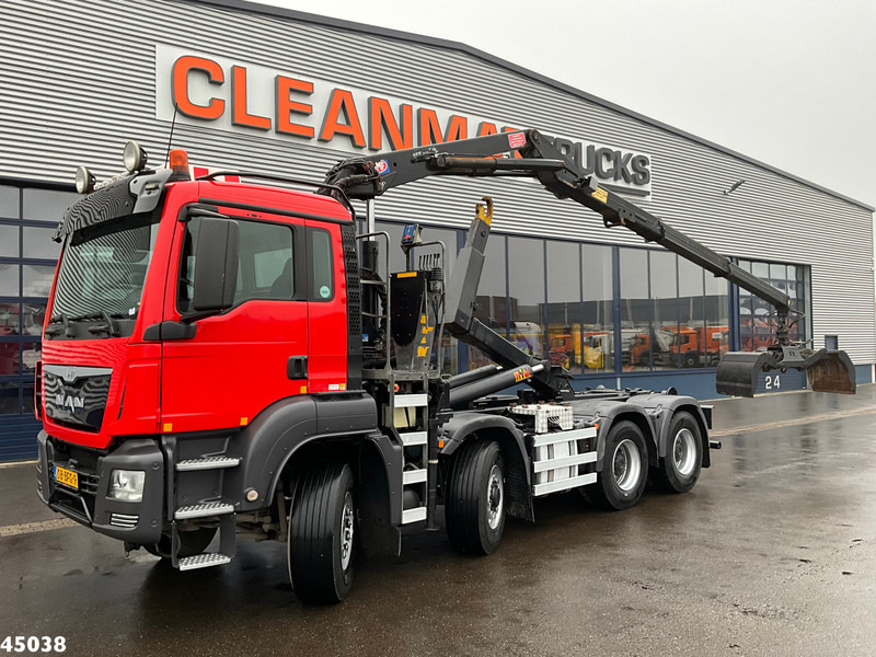 MAN TGS 35.400 8x4 Euro 6 HMF 16 Tonmeter Z-kraan - משאית הרמת וו, משאית מנוף: תמונה 1 MAN TGS 35.400 8x4 Euro 6 HMF 16 Tonmeter Z-kraan - משאית הרמת וו, משאית מנוף: תמונה 1