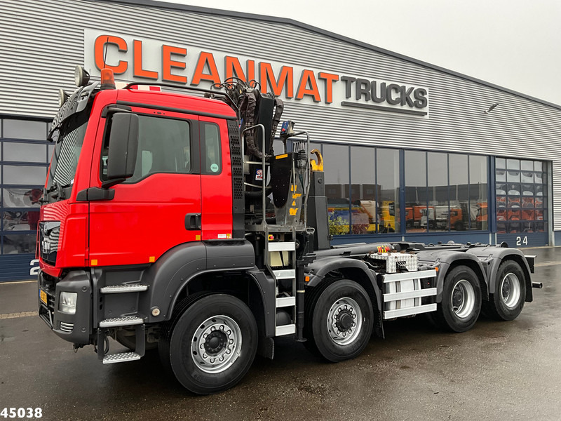MAN TGS 35.400 8x4 Euro 6 HMF 16 Tonmeter Z-kraan - משאית הרמת וו, משאית מנוף: תמונה 2 MAN TGS 35.400 8x4 Euro 6 HMF 16 Tonmeter Z-kraan - משאית הרמת וו, משאית מנוף: תמונה 2