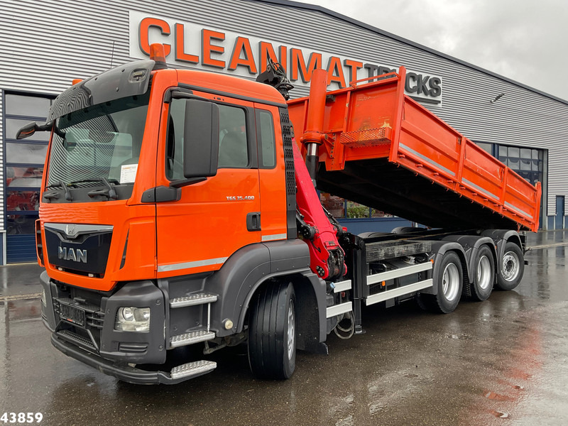 MAN TGS 35.400 8x4 Euro 6 Palfinger 17 Tonmeter Z-kraan - מזהיר, משאית מנוף: תמונה 3 MAN TGS 35.400 8x4 Euro 6 Palfinger 17 Tonmeter Z-kraan - מזהיר, משאית מנוף: תמונה 3