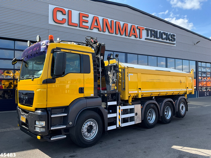 MAN TGS 35.400 8x4 Manual HMF 16 Tm Z-kraan - מזהיר, משאית מנוף: תמונה 4 MAN TGS 35.400 8x4 Manual HMF 16 Tm Z-kraan - מזהיר, משאית מנוף: תמונה 4