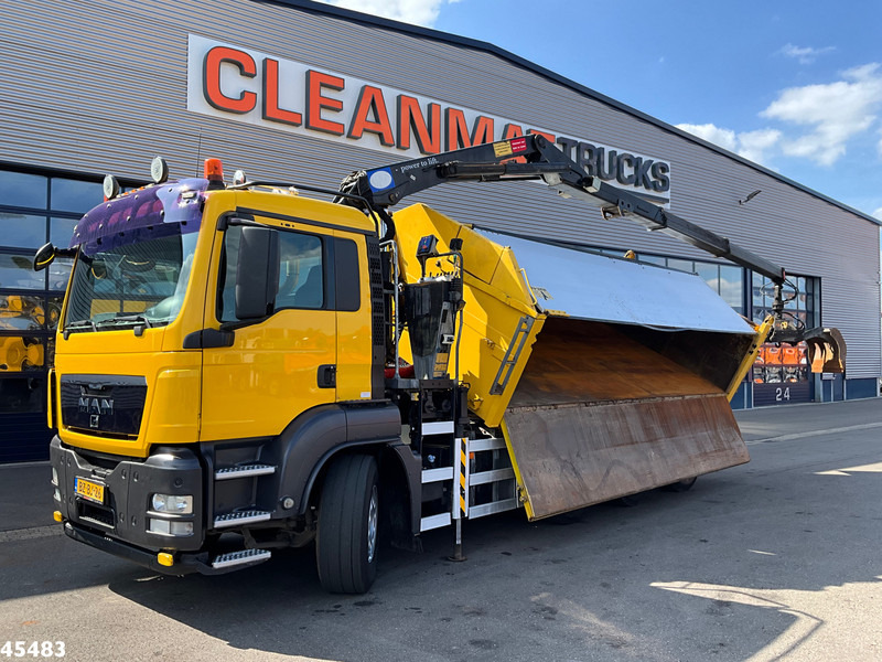 MAN TGS 35.400 8x4 Manual HMF 16 Tm Z-kraan - מזהיר, משאית מנוף: תמונה 1 MAN TGS 35.400 8x4 Manual HMF 16 Tm Z-kraan - מזהיר, משאית מנוף: תמונה 1