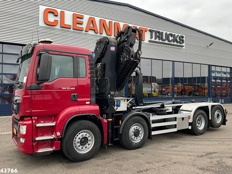 MAN TGS 35.480 8x4H Euro 6 HMF 40 Tonmeter laadkraan + Fly-Jib - משאית מנוף: תמונה 2 MAN TGS 35.480 8x4H Euro 6 HMF 40 Tonmeter laadkraan + Fly-Jib - משאית מנוף: תמונה 2