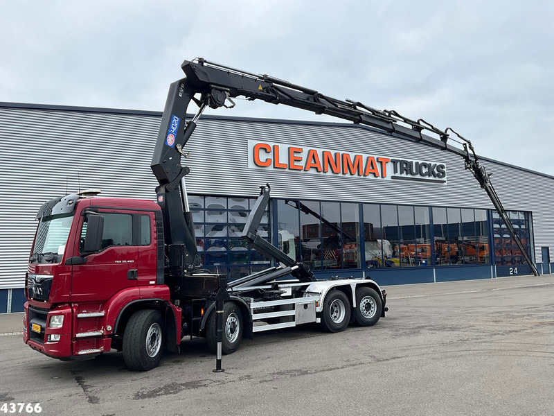 MAN TGS 35.480 8x4H Euro 6 HMF 40 Tonmeter laadkraan + Fly-Jib - משאית מנוף: תמונה 1 MAN TGS 35.480 8x4H Euro 6 HMF 40 Tonmeter laadkraan + Fly-Jib - משאית מנוף: תמונה 1