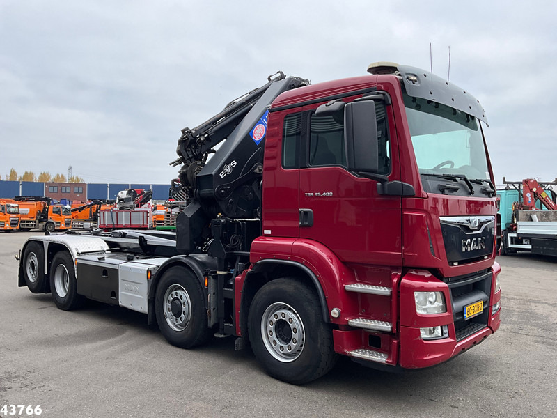 MAN TGS 35.480 8x4H Euro 6 HMF 40 Tonmeter laadkraan + Fly-Jib - משאית הרמת וו, משאית מנוף: תמונה 3 MAN TGS 35.480 8x4H Euro 6 HMF 40 Tonmeter laadkraan + Fly-Jib - משאית הרמת וו, משאית מנוף: תמונה 3