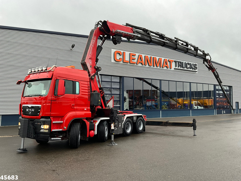 MAN TGS 41.480 8x4 ZF Intarder Fassi 130 Tonmeter laadkraan + Fly-JIb - יחידת טרקטור: תמונה 1 MAN TGS 41.480 8x4 ZF Intarder Fassi 130 Tonmeter laadkraan + Fly-JIb - יחידת טרקטור: תמונה 1