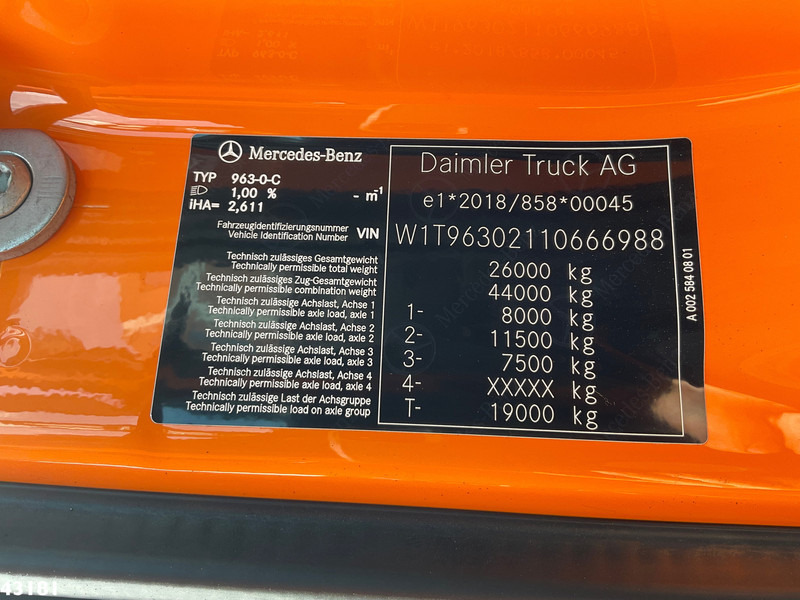 משאית הרמת וו Mercedes-Benz Actros 2643 VDL 21 Ton haakarmsysteem: תמונה 17