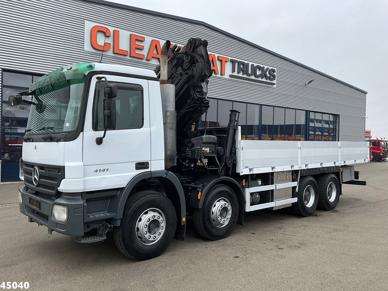 Mercedes-Benz Actros 4141 8x4 manual Hiab 32 Tonmeter laadkraan + Fly-jib - משאית מנוף: תמונה 2 Mercedes-Benz Actros 4141 8x4 manual Hiab 32 Tonmeter laadkraan + Fly-jib - משאית מנוף: תמונה 2