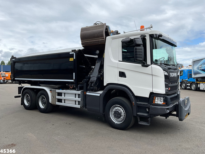 Scania G 410 6x6 Euro 6 Palfinger 17 Tonmeter Z-kraan - מזהיר, משאית מנוף: תמונה 4 Scania G 410 6x6 Euro 6 Palfinger 17 Tonmeter Z-kraan - מזהיר, משאית מנוף: תמונה 4
