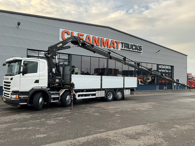 Scania G 450 8x2 Euro 6 Hiab 32 Tonmeter laadkraan Just 114.221 km! - משאית מנוף: תמונה 1 Scania G 450 8x2 Euro 6 Hiab 32 Tonmeter laadkraan Just 114.221 km! - משאית מנוף: תמונה 1